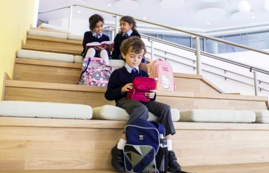 Dubai school eases students' burden with more tech and fewer books