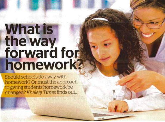 What is the way forward for homework?