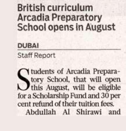 Scholarship benefits for students at new school