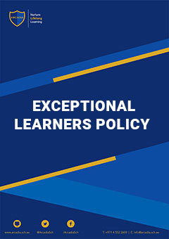 Exceptional Learners Policy