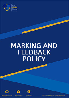 Marking And Feedback Policy